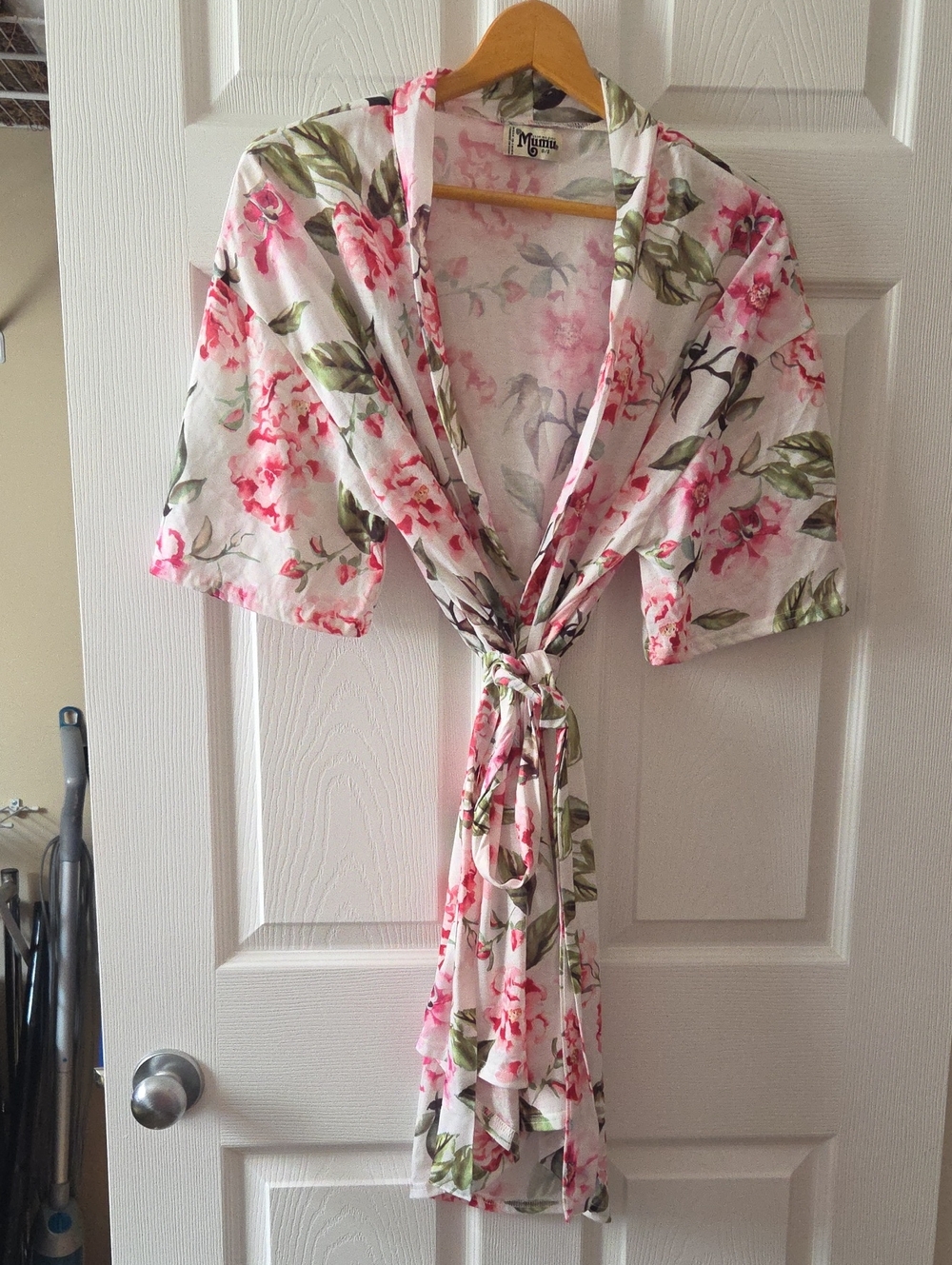 Floral Kimono Robe in Pink – Lightweight Women’s Loungewear